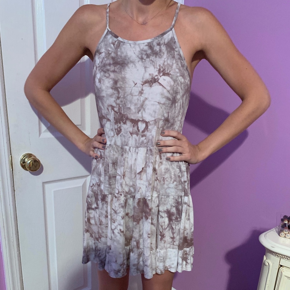 Tie-Dye Flowy Dress